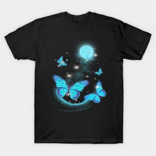 Blue Moon Butterfly Costume Gifft T-Shirt